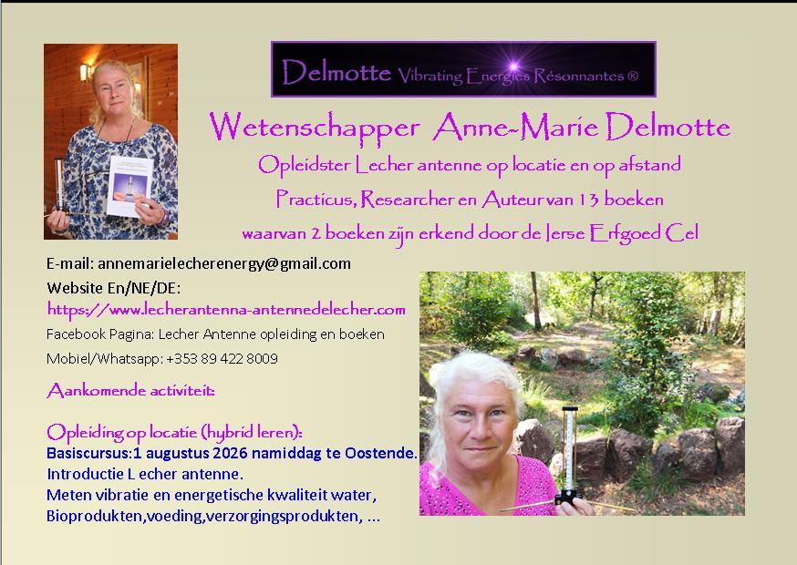 Lecher antenne Basis met Ann-Marie Delmotte